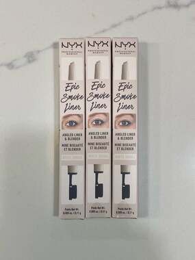 3 x NYX Professional Makeup Epic Smoke Liner & Blender, White Smoke ESL01, 0.005